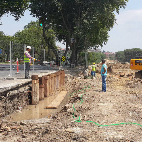 Marmaray CR3(Kazlışeme-Halkalı Arası) Palplanş İmalatlar